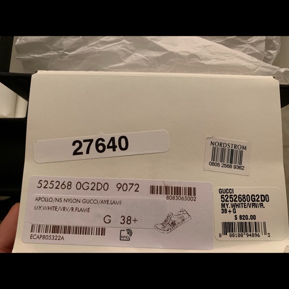 Gucci Ace guccy logo snake-trimmed sneakers - Picture 8 of 8